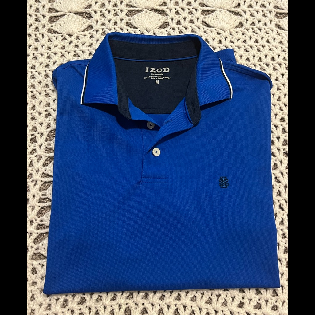 Men’s Izod Performance Polo Sz Medium